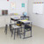 Breakroom Cabinet Cabinet with One Drawer and Two Door Vanilla/Gray in classroom 1701VS - AlfaPlanhold Canada