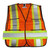 Orange High Visibility 5-Point Tear Away Traffic Vest 508314 - AlfaPlanhold.Com