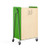 Whiffle Typical 14 Double 48" Mobile Tote Storage Cart 3934GRN - Alfa Planhold Canada