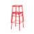 Safco Steel Bar Stool 29" Height in Red Stacked - AlfaPlanhold Canada