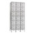 Safco Products Metal Box Locker 3 Columns, 18 Lockers in Gray 5527GR - AlfaPlanhold Canada