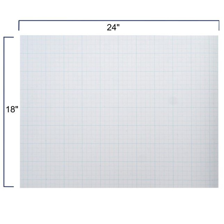 Pacific Arc Drafting Vellum Sheets 4 x 4 Grid, 100-Sheets 18 x 24 inch 116V04-1824C - AlfaPlanhold Canada