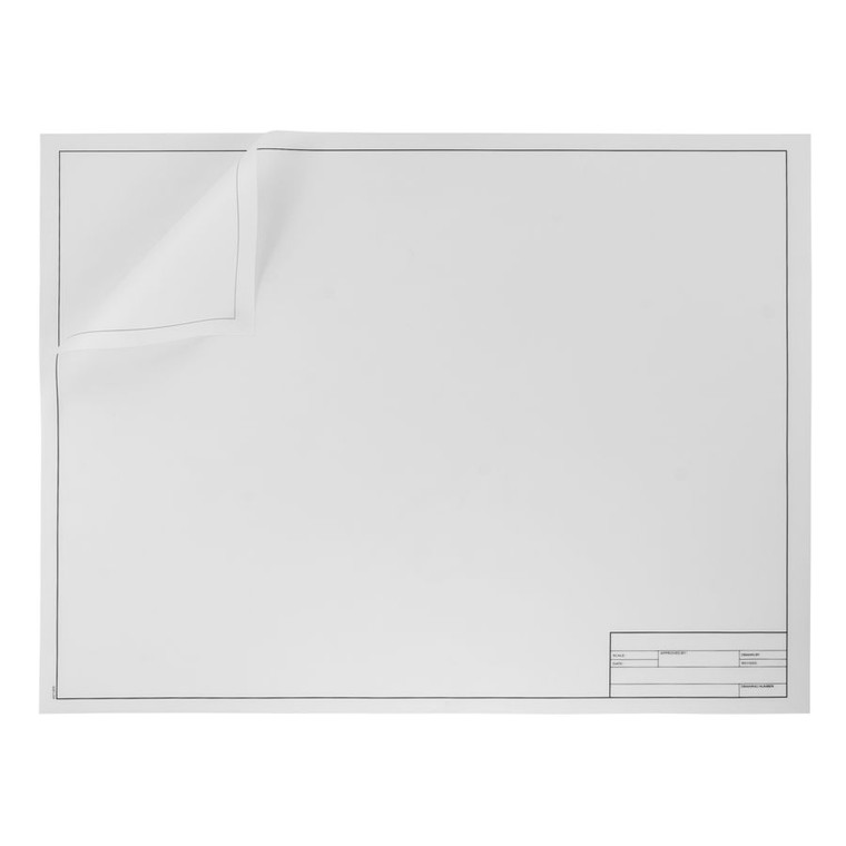 Pacific Arc Drafting Vellum Title Block 18" x 24" Pack of 100 Sheets  116VE-1824C - AlfaPlanhold.Com