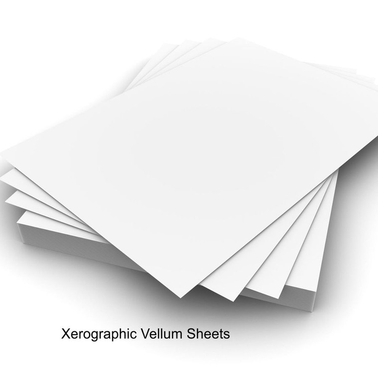 20 lb. Xerographic Vellum – 8 1/2" x 11" 100 Sheet per box - AlfaPlanhold.Com