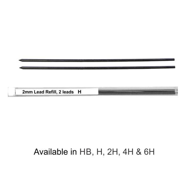 Pacific Arc 2mm Graphite Leads H Pack of 2 Leads R-2 H - AlfaPlanhold Canada