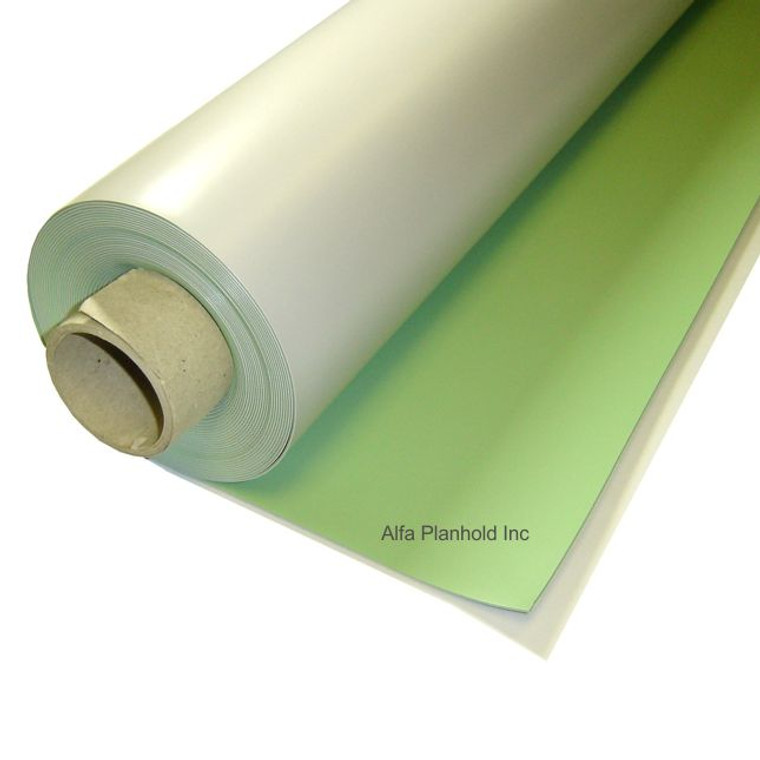 Pacific Arc Vinyl Drafting Board Cover VYCO Green/Cream 36" x 10 Yd Roll Pacific Arc GI-10036 - AlfaPlanhold.Com