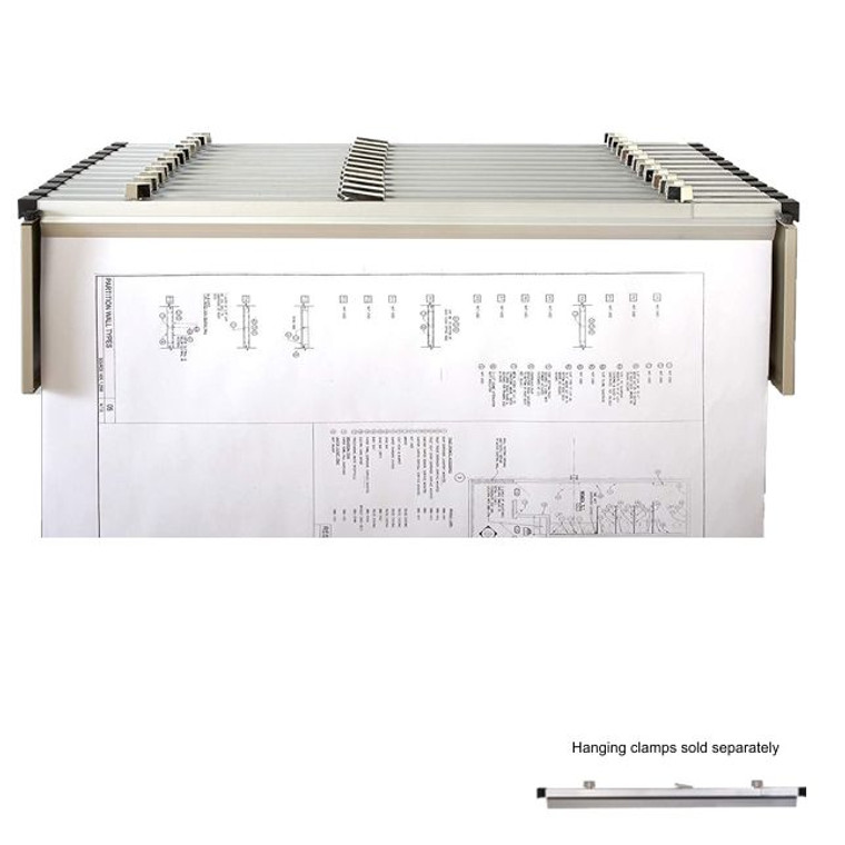 Drop/Lift Wall Rack 5030 DLWC Vertical Blueprint Storage Drop Lift Wall Rack - AlfaPlanhold.Com