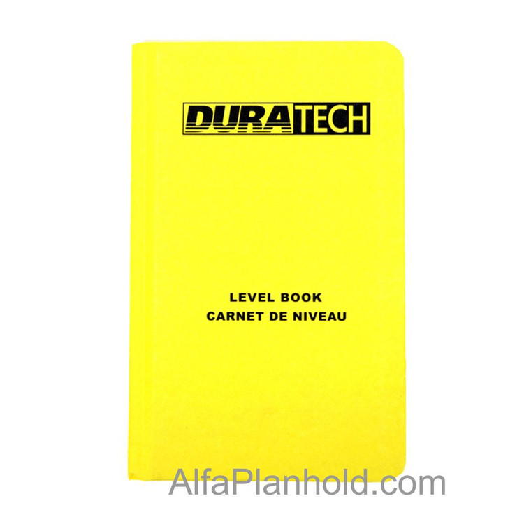 Duratech Survey Level Book Bilingual 270-1202 - AlfaPlanhold.Com