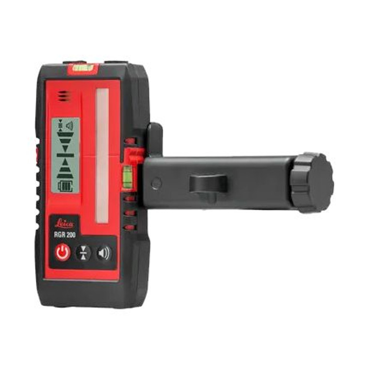 Leica RGR200 Red and Green Laser Receiver and Clamp 866090 - AlfaPlanhold.Com