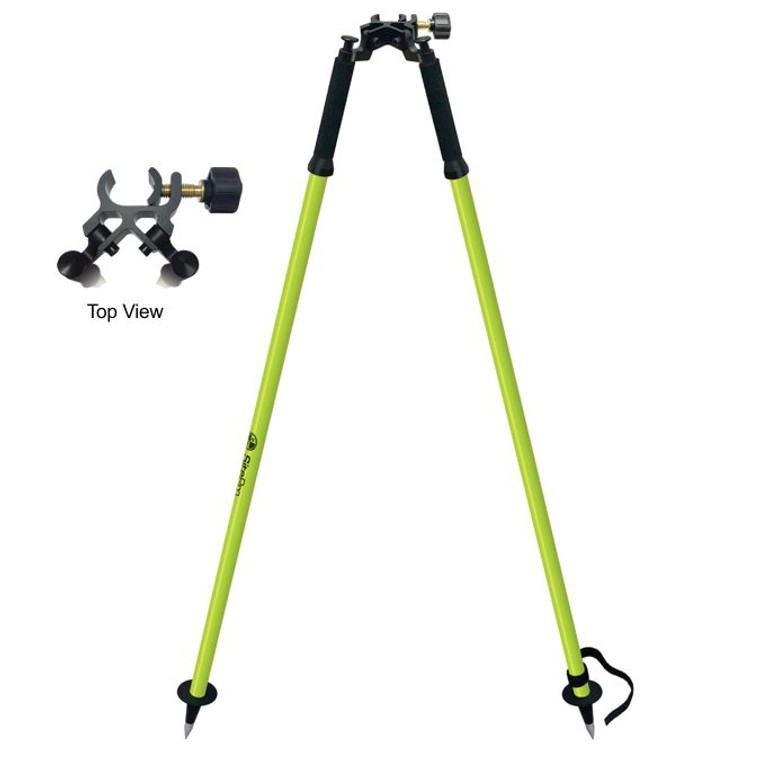 Site Pro Thumb-Release Anti-Crush Bipod, Flo-Yellow Aluminum 07-4364 - AlfaPlanhold.Com