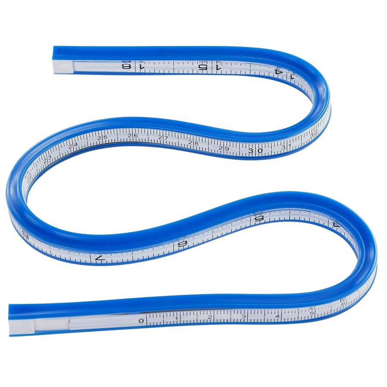 Flexible Curve Graduated in inch and cm 12" 30cm FXCG-12 - AlfaPlanhold.Com