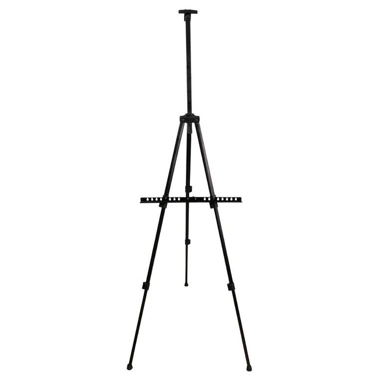 Backpacker aluminum field easel black supports up to 31" EF-A63B - AlfaPlanhold.Com