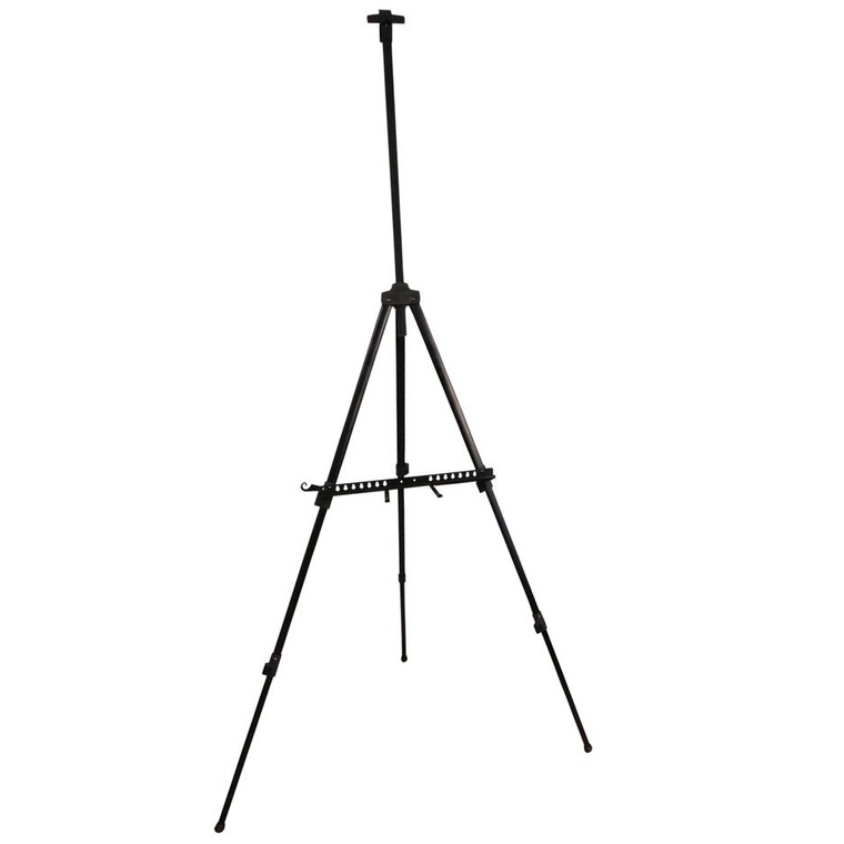 Trekker aluminum field easel black supports up to 47" EF-A70S - AlfaPlanhold.Com