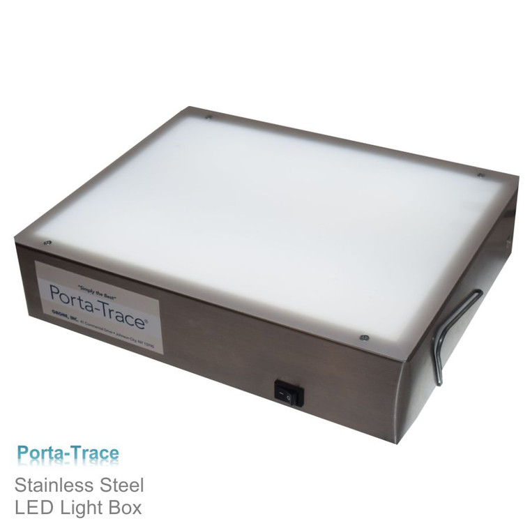 Gagne Porta-Trace LED Stainless Steel Light Box 10" x12" 1012-L - AlfaPlanhold.Com