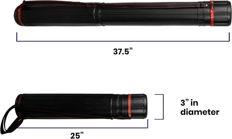 Poster Tube Expandable Storage Tube Water-Resistant 3" Measurements - Alfa Planhold Canada