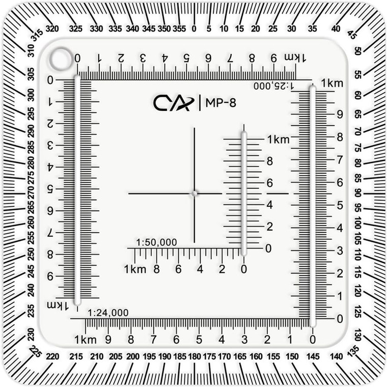 UTM Military Map Coordinate Scale Protractor Map for Land Navigation, Military Style UTM/MGRS Coordinate Scale - AlfaPlanhold Canada