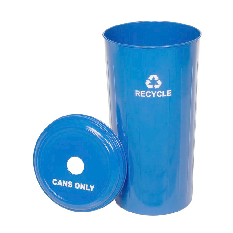 Recycling Bin Tall and Round 9632BU - AlfaPlanhold Canada