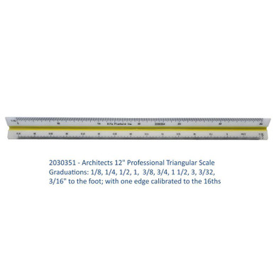 Architects Plastic Triangular Scale | Alfaplanhold