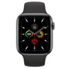 Apple Watch Series 5 (GPS Only, 44mm, Space Gray Aluminum, Black Sport Band) | Refurbished