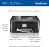 Brother MFC-J1170DW Wireless Color InkjetPrinter App Controlled Works with Alexa | Scratch & Dent | MX00290