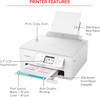 Canon PIXMA TS7720 Wireless All-in-One Color Inkjet Printer – Print, Copy, Scan | Scratch & Dent | MX00293