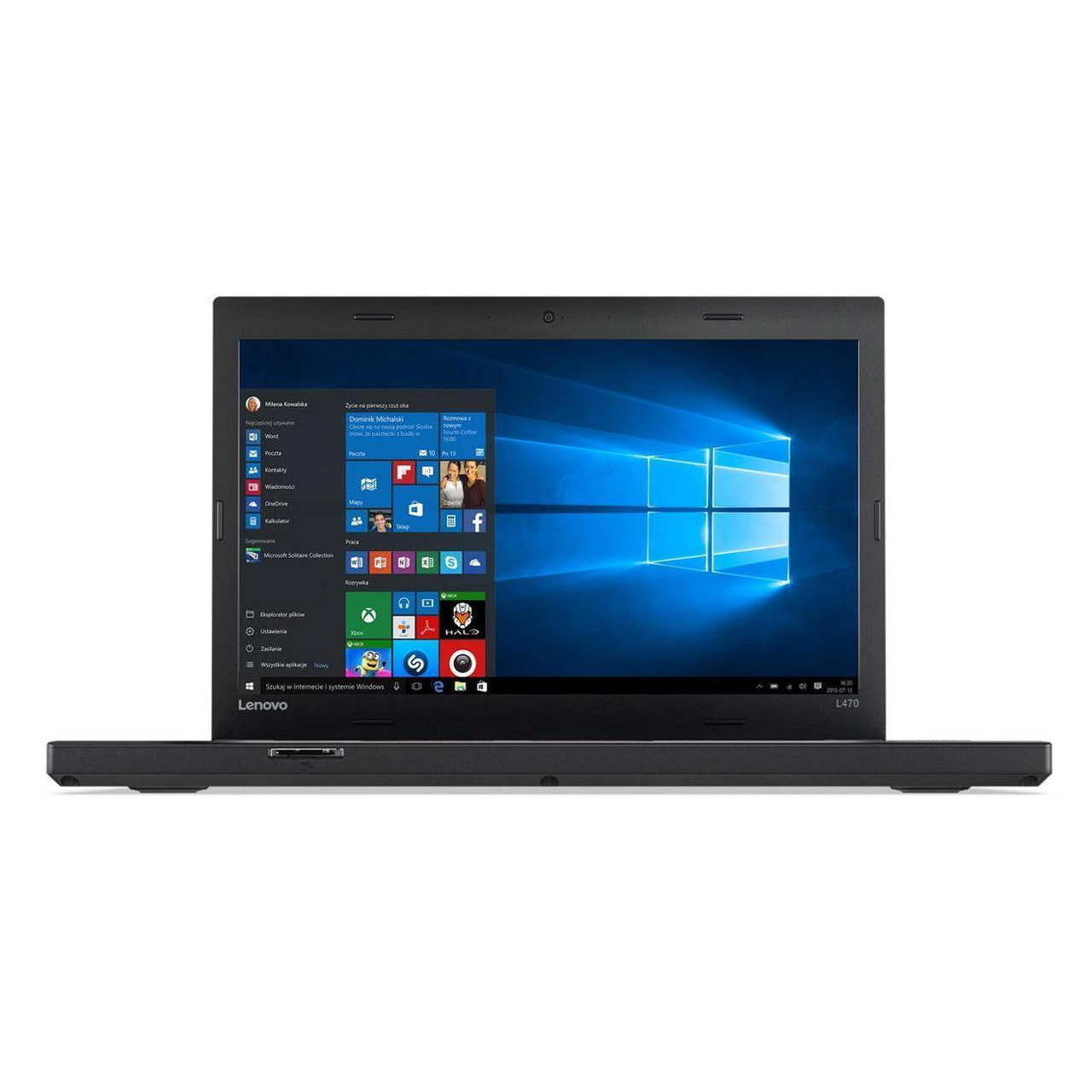 Lenovo Thinkpad L470 W10Dg 14" Intel i5 2.40 GHz 8GB 256GB SSD Windows 10 Pro | Refurbished