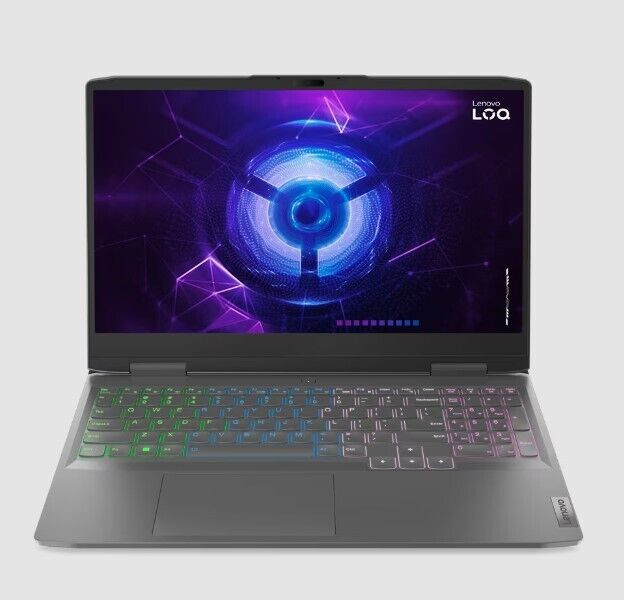 Lenovo Loq 15Irh8 15" Laptop i5-12450H Geforce RTX 2050 16GB RAM 512GB SSD W11H | 82XV000WUS | Manufacturer Refurbished