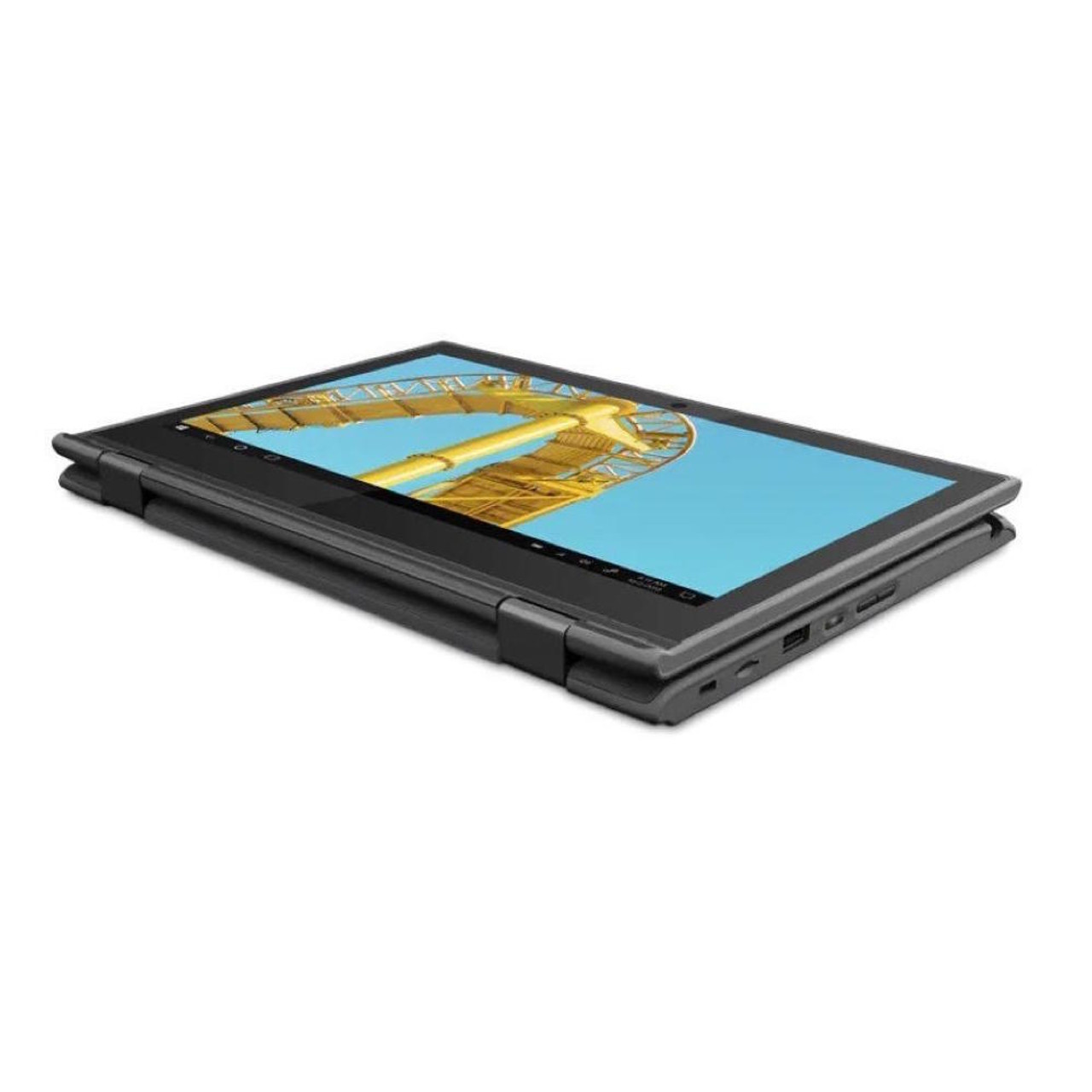 Lenovo 300E G2 11.6" Touch Laptop Intel Celeron N4120 4GB RAM 128GB SSD W10P | 81M9007EUS | Manufacturer Refurbished