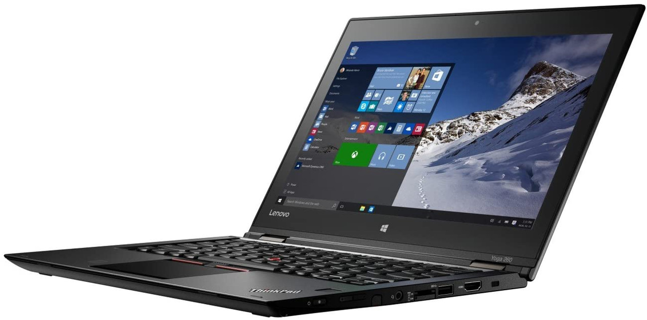 Lenovo Thinkpad Yoga 260 12.5" Laptop Intel Core i5 8 GB 512 GB SSD W10P Touch | Refurbished