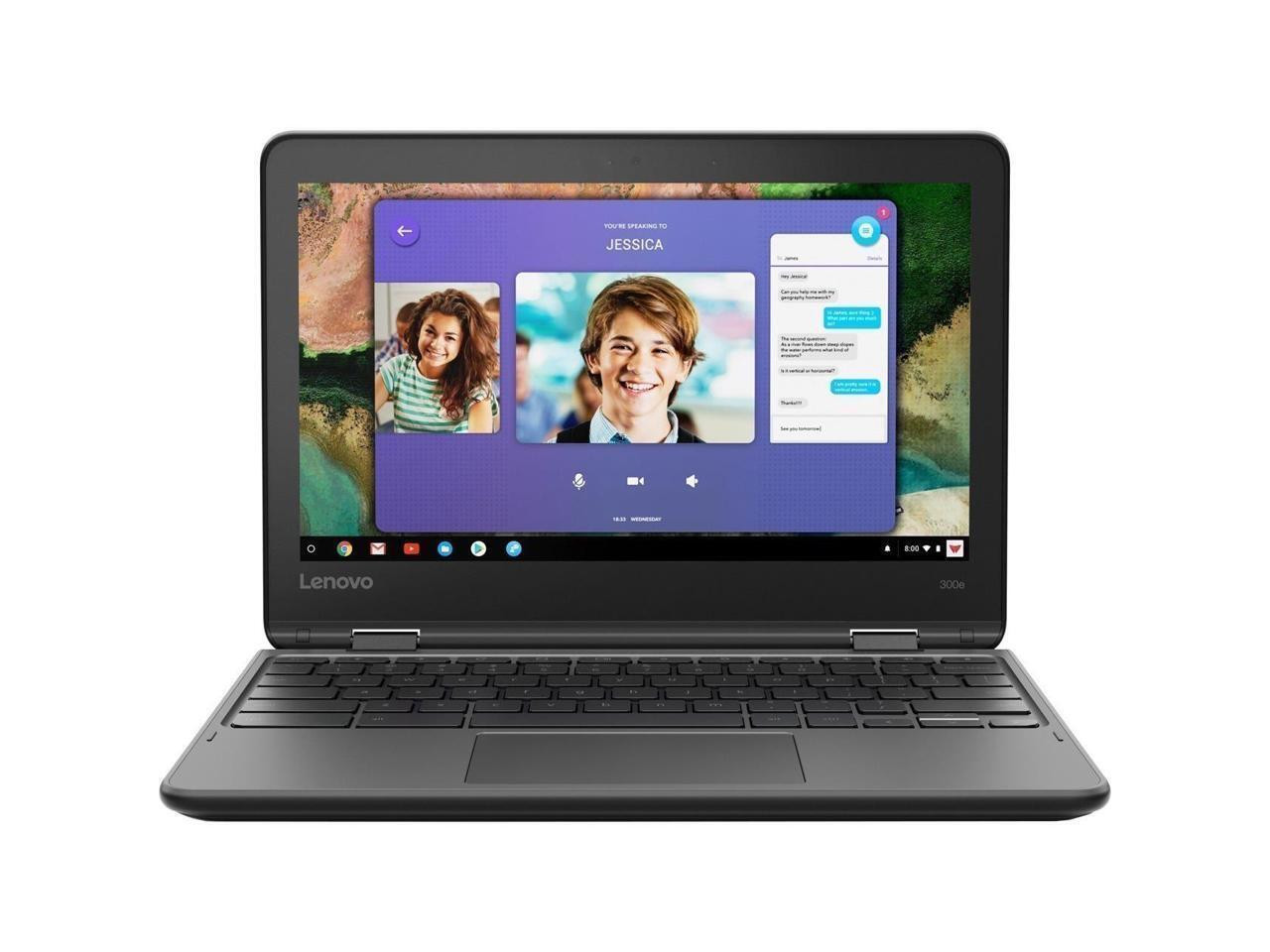 Lenovo 300e 11.6" Laptop G2 Intel Celeron N4020 4GB 32GB eMMC Chrome OS | Manufacturer Refurbished |81MB0082US