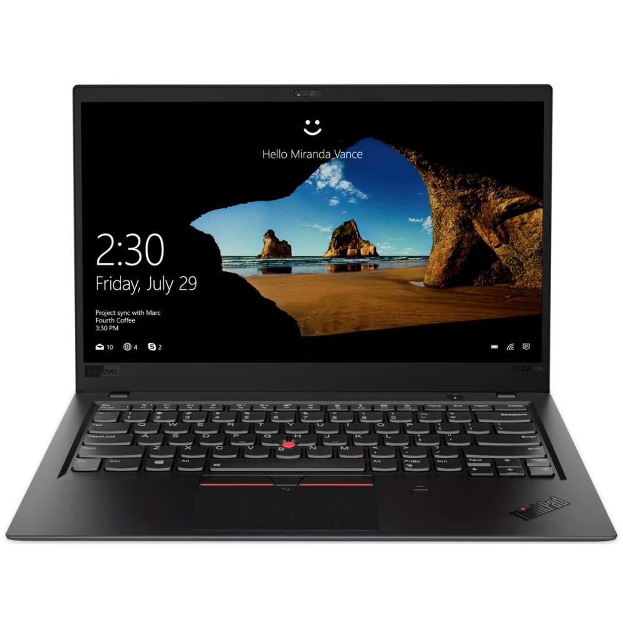 Lenovo Thinkpad X1 Carbon G6 14" Laptop Intel i7 1.8GHz 16GB 256GB SSD W10P | Refurbished