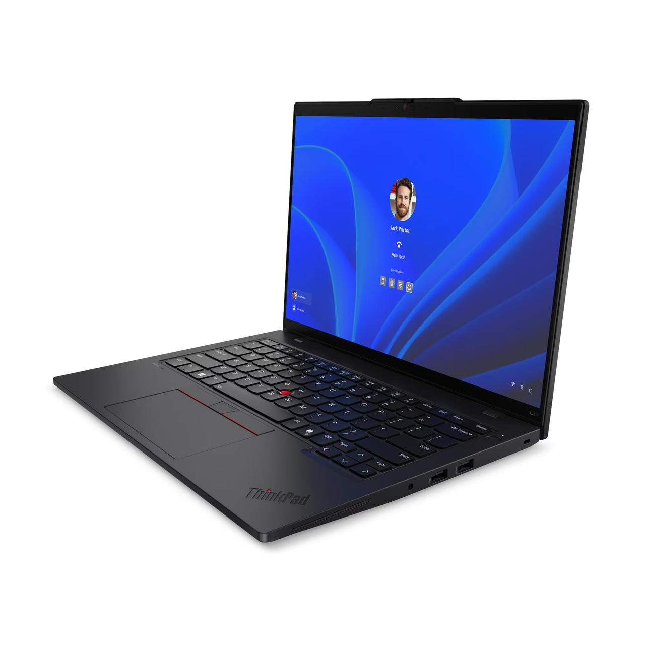 Lenovo Thinkpad L14 G5 14" Laptop Intel Ultra 5 125U 16GB RAM 256GB SSD W11H | 21L1001XUS | Manufacturer Refurbished