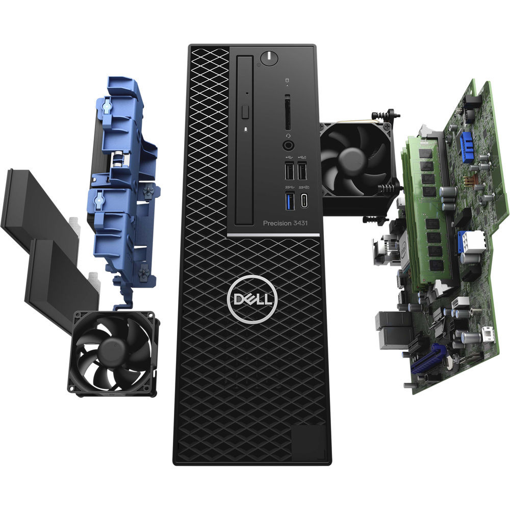 Dell Precision 3431 Desktop Intel Core i7-9700 3.00GHz 24GB 256GB