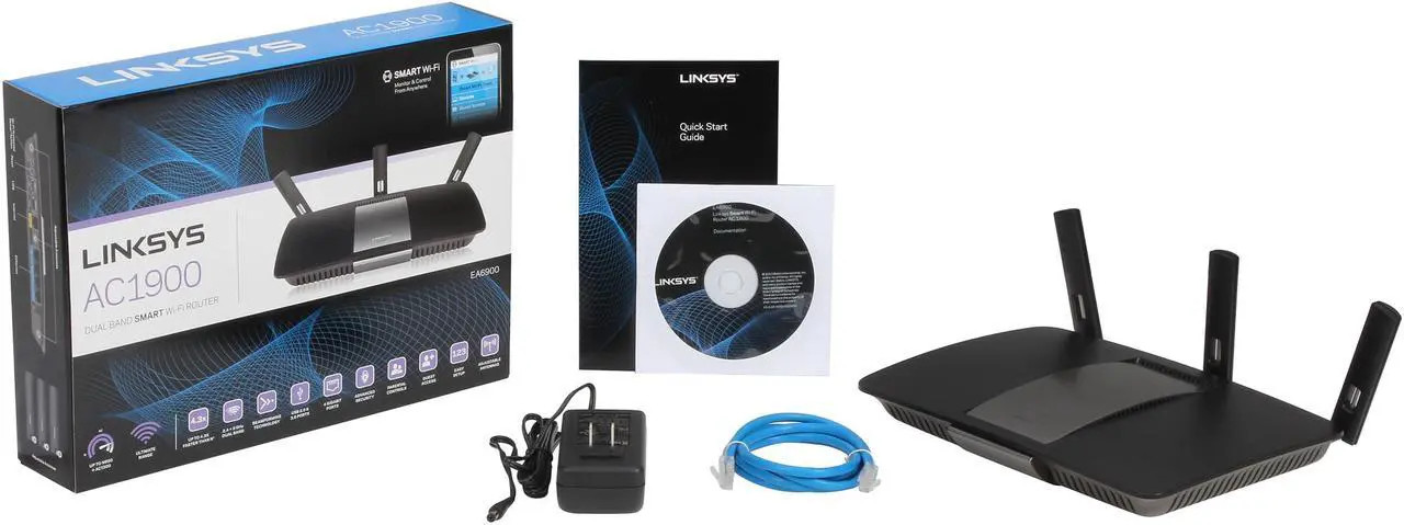 Linksys EA6900 AC1900 Dual Band SMART Wi-Fi Gigabit Router | Brand New