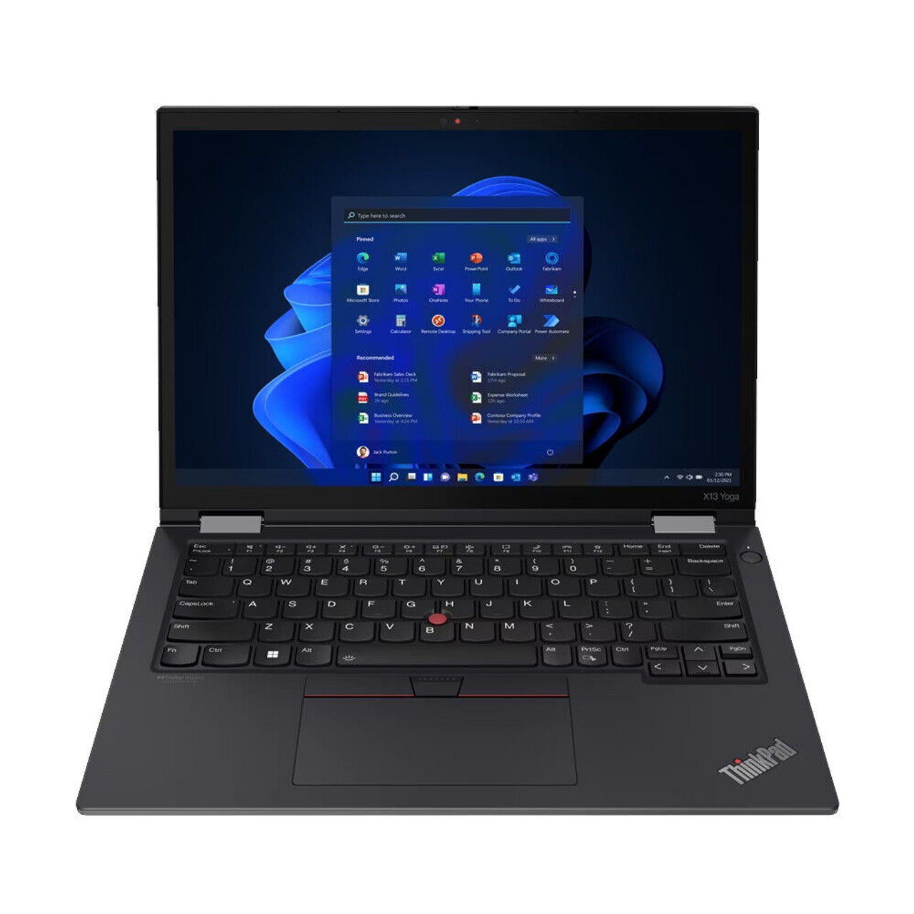 Lenovo Thinkpad X13 Yoga G3 13.3" Touch Laptop i5-1245U 16GB 256GB SSD W11P | Refurbished | LN.NB.B83784