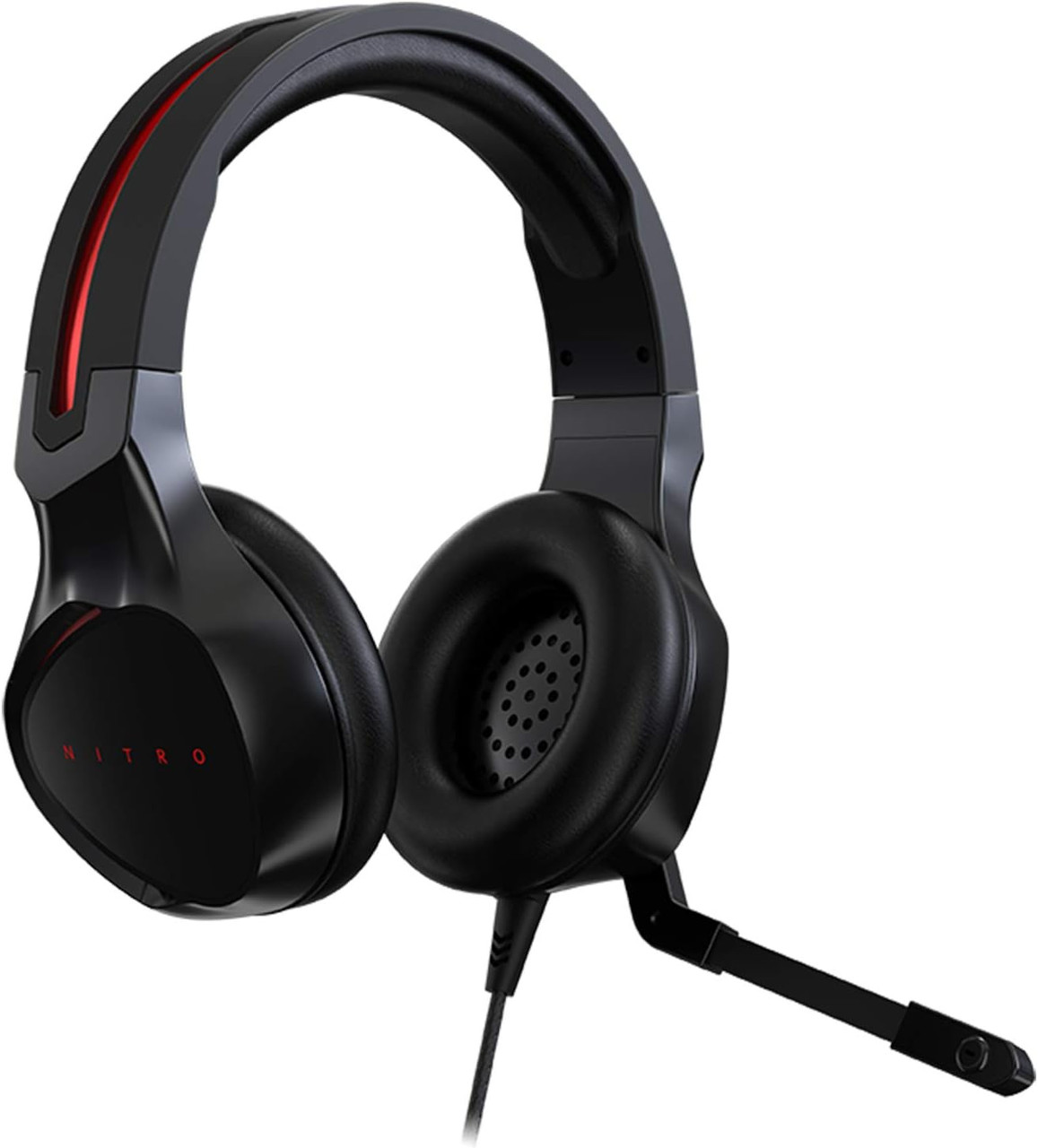 Acer Nitro Gaming Headset with Flexible Omnidirectional Mic Adjustable Headband | Refurbished | AC.HM.B76775