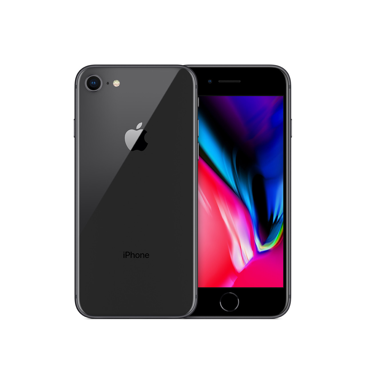 Apple iPhone 8 (Unlocked) 4.7" Smartphone 64GB eMMC Flash iOS Black | MQ6K2LL/A | Scratch & Dent