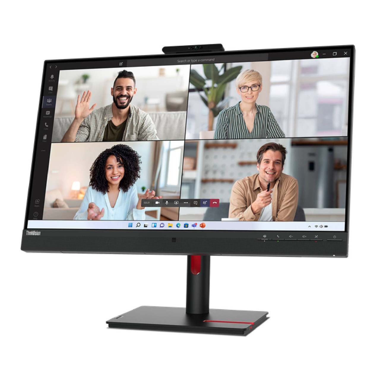 Lenovo Thinkvision T27Hv-30 27" Monitor 1 HDMI 0 VGA 5 USB 300 nit 75 Hz IPS 4ms | 63D6UAR3US | Manufacturer Refurbished
