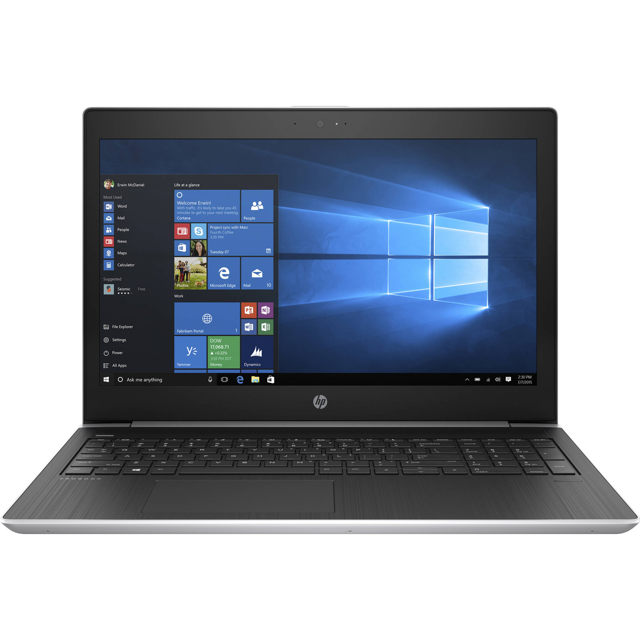HP Probook 450 G5 15.6" Laptop Intel Core i5-8250U 8GB 256GB SSD W11P | Refurbished | HP.NB.F25580