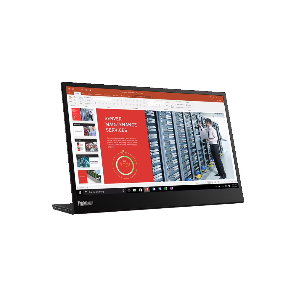 Lenovo ThinkVision M14 14" Monitor 1920 x 1080 IPS 60Hz 6ms 300nits  | Scratch & Dent |61DDUAR6US-SD