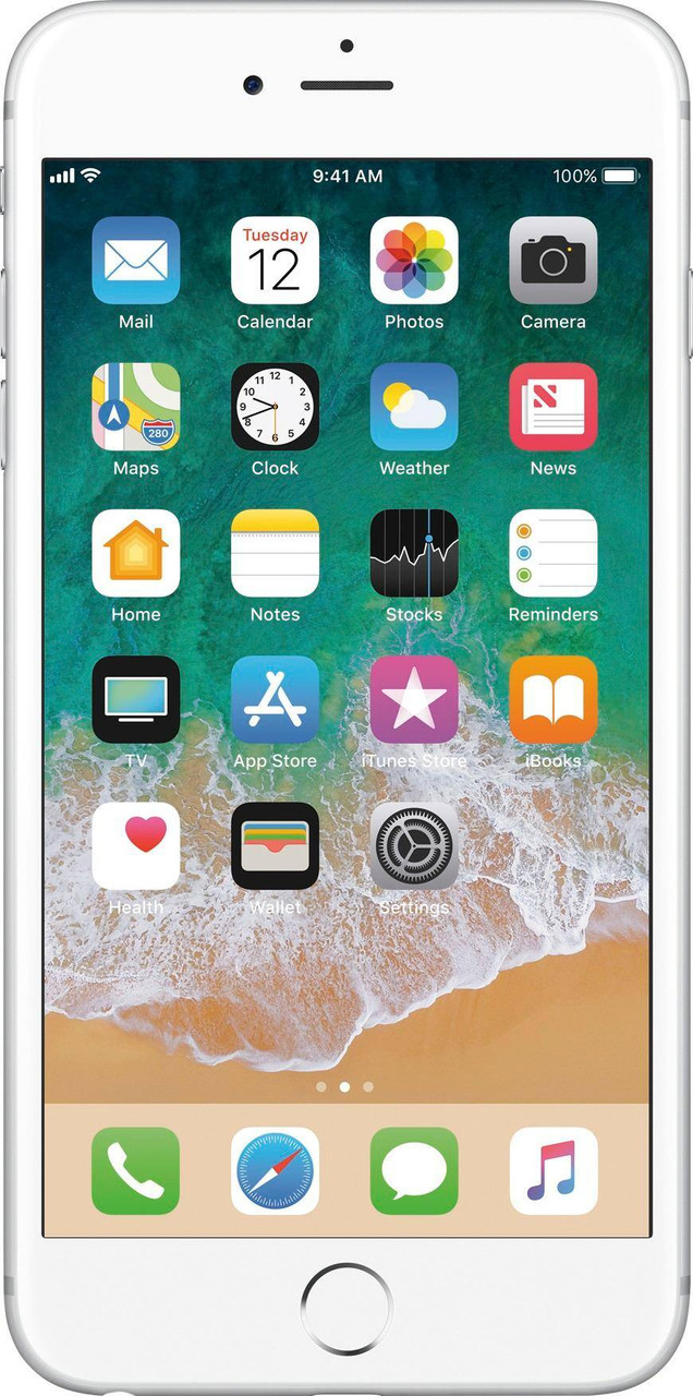 Apple iPhone 6s Plus (Unlocked) 5.5" Smartphone 16GB Flash iOS Silver | Used