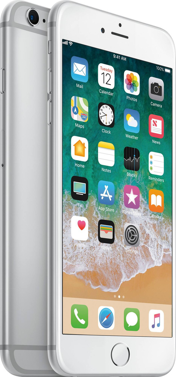 Apple iPhone 6s Plus (Unlocked) 5.5" Smartphone 16GB Flash iOS Silver | Used