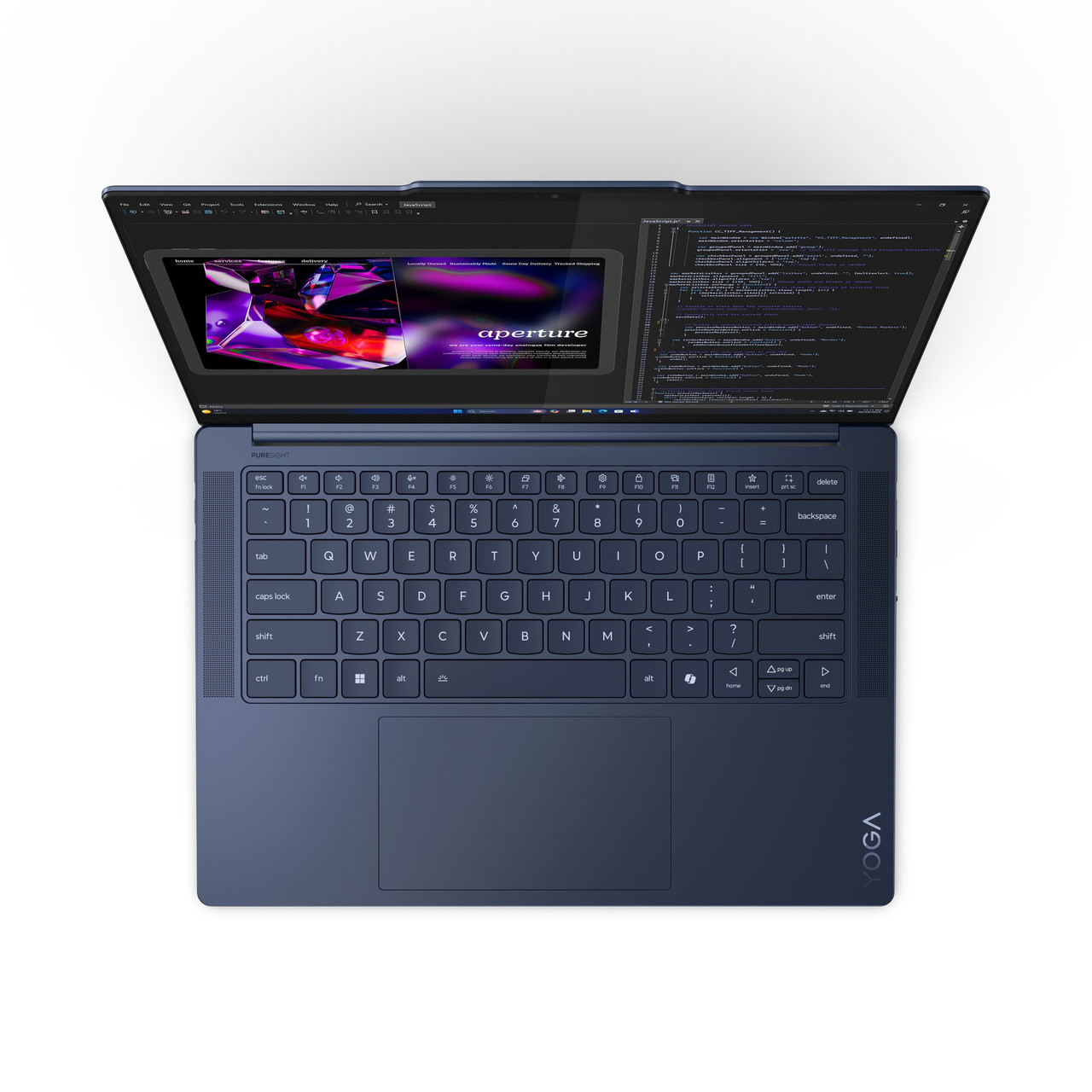 Lenovo Yoga Slim 7 14Q8X9 14.5" Touch Snapdragon 16GB 1TB W11H (French/English) | 83ED0000CF | Manufacturer Refurbished