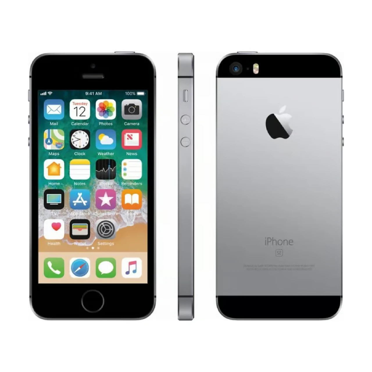 Apple iPhone SE G1 4.0" Retina IPS LCD display (Unlocked) 2GB RAM 32GB iOS Black | Scratch & Dent | AP.SP.F34837