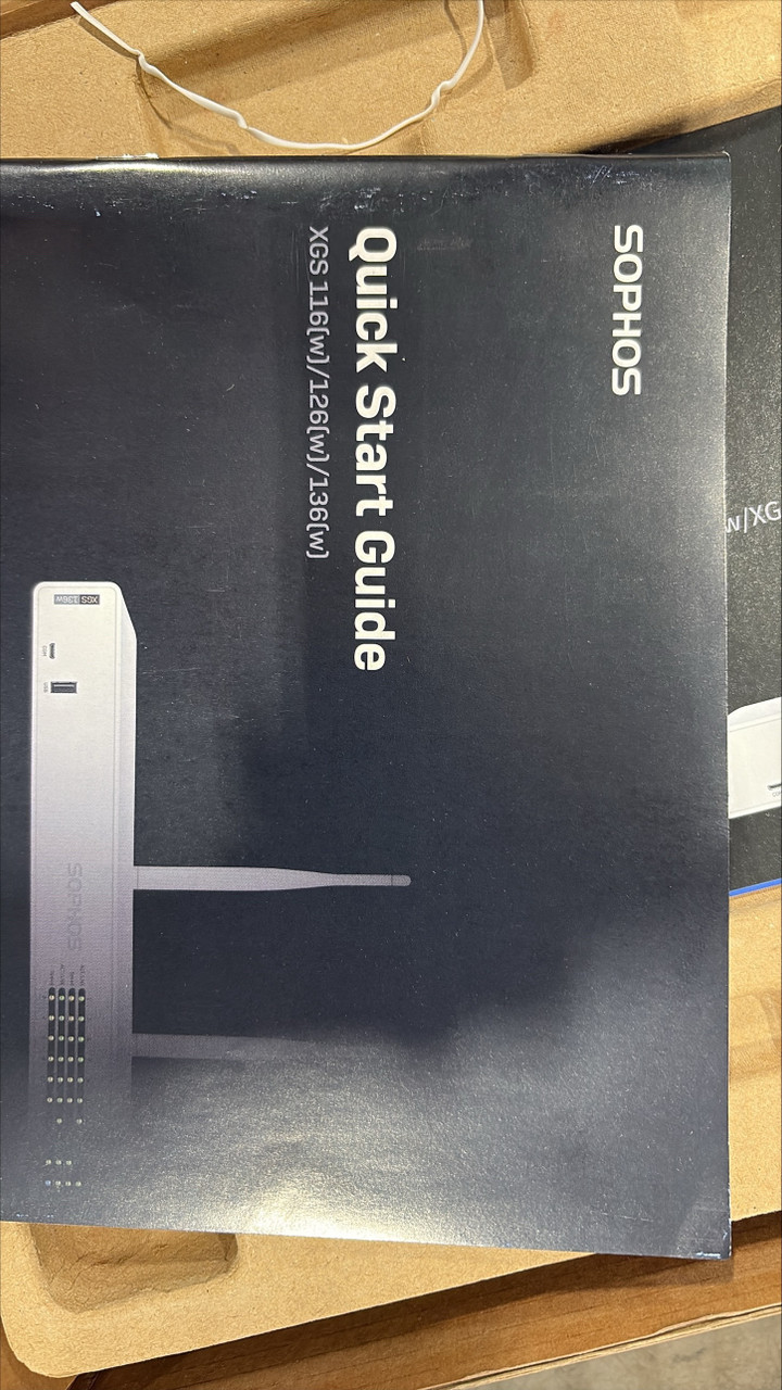 Sophos XGS 126w Next-Gen Firewall XY1CTCHUS - New In Box | Brand New