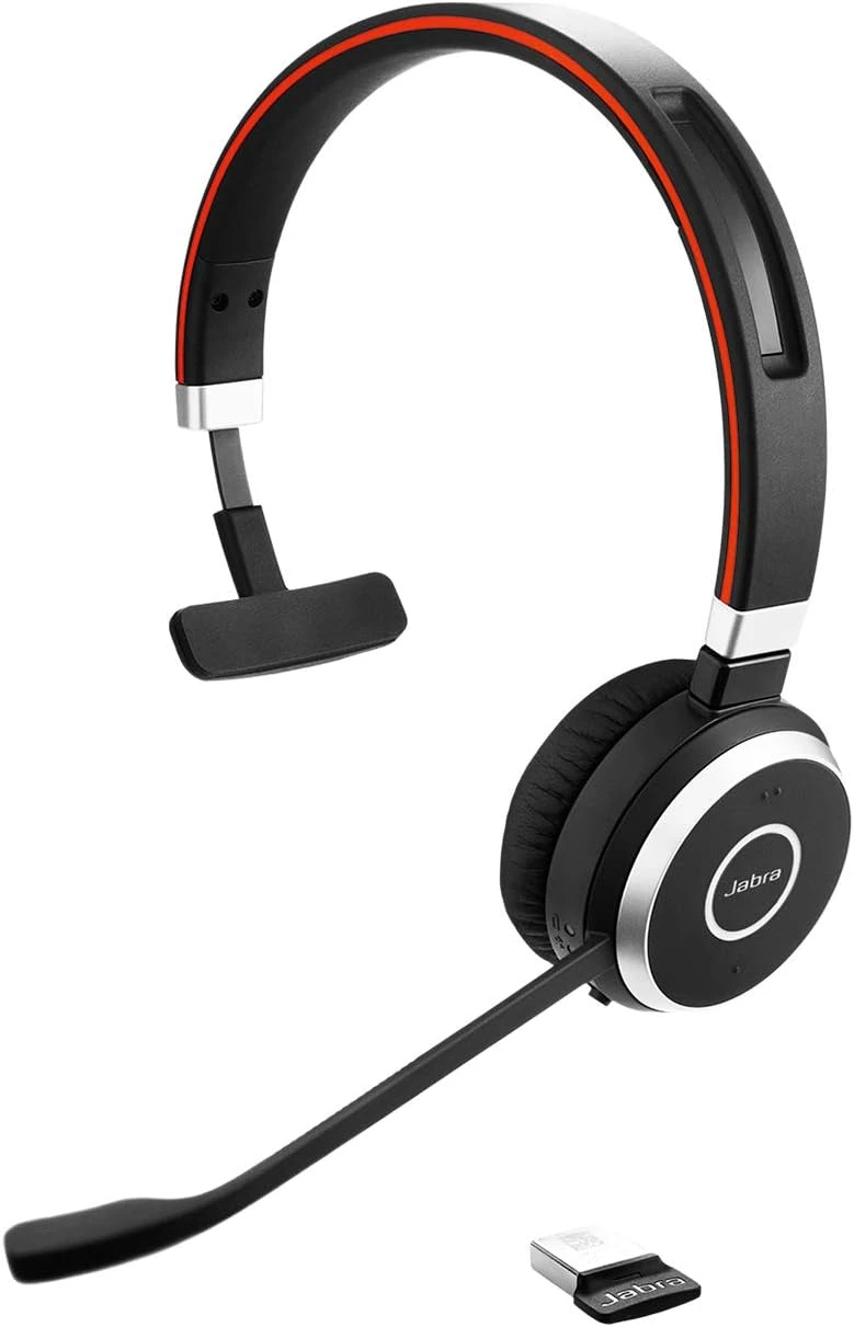 Jabra Evolve 65 Wireless Bluetooth Headset Passive Noise Cancellation | Brand New