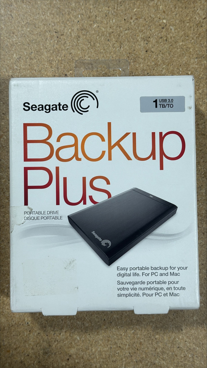 Seagate Backup Plus HDD Portable External Hard Drive USB 3.0 | Brand New