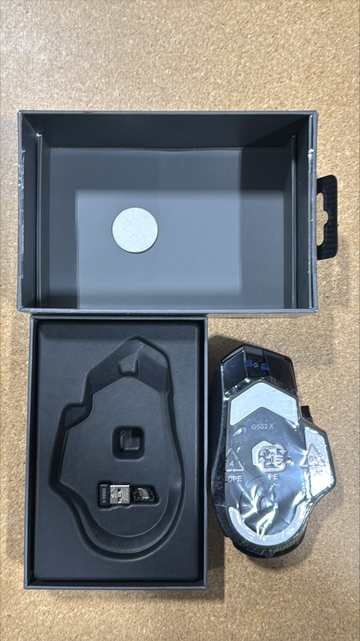 Logitech Black Wireless RGB Gaming Mouse G520X Plus New Open Box | Brand New