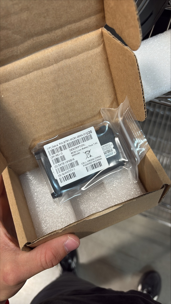 Zebra BTRY-MC9X-26MA-01U30 MC92 Li-Ion Battery Pack – Lot of 23 | Brand New