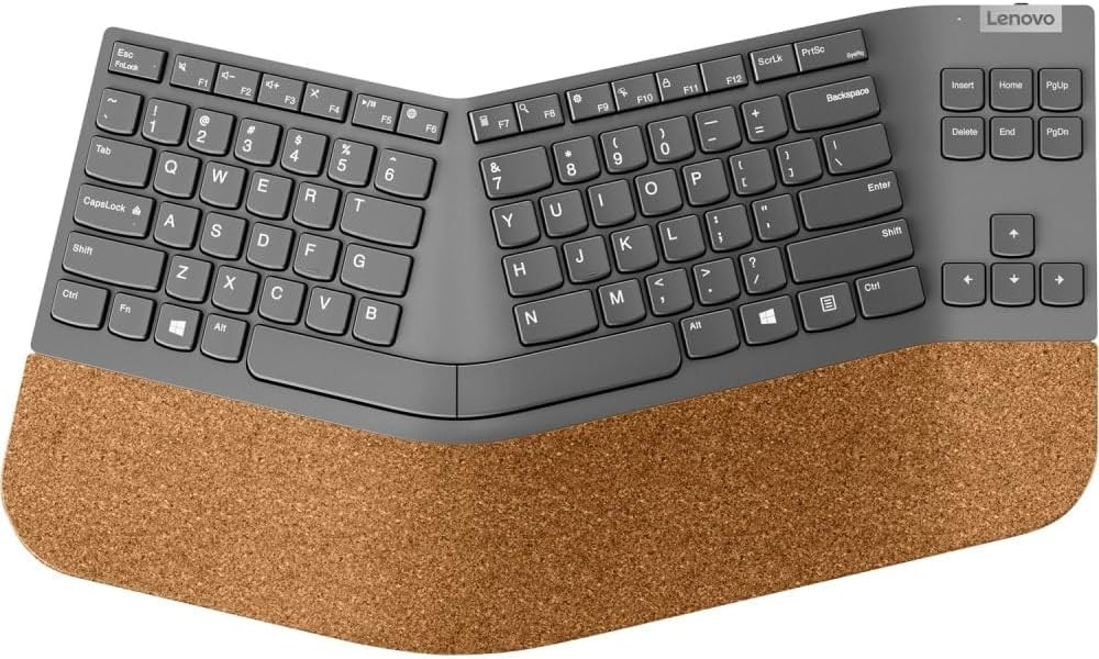 Lenovo Wireless Split Ergonomic keyboard used condition on box | Scratch & Dent | MX00204